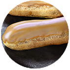 Mini éclairs au café