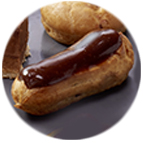 Mini éclairs au chocolat