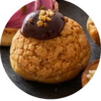 Minis choux chocolat