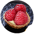 Minis tartelettes framboises