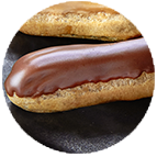 Minis éclairs au chocolat