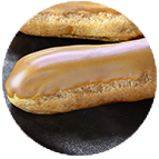 Minis éclairs au café