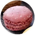 Macarons framboise/groseille