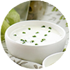 Sauce ail et ciboulette 