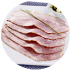 Jambon cuit avec couenne (tranche de 60g)