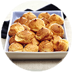 Plateaux de 9 gougères à l'emmental (95g)