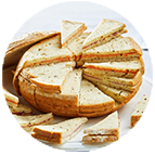 Miche garnie - 60 toasts (1,1kg)