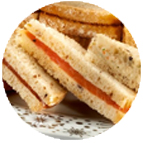 Toasts tartinable d'oursins