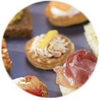 Mini blinis saumon et aneth