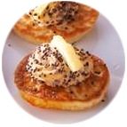 Mini blinis saumon fumé et crème ciboulette
