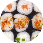 Maki thon cuit mayonnaise shichimi