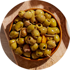 Olives vertes ail et persil (150g)