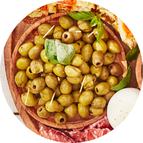 Olives vertes ail et persil (150g)