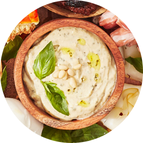 Houmous à la purée de pois chiche et au sésame (180g)