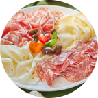 Plateau de charcuterie et de fromages italiens (140g)