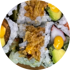 Croquants surimi avocat concombre spicy