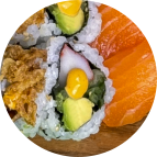 California surimi avocat concombre spicy