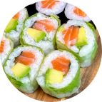 Springroll saumon avocat