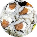 California saumon cheese