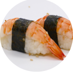 Sushis crevette