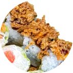Croquants surimi avocat concombre