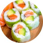Springroll saumon avocat