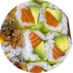 Springrolls saumon avocat