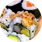 Croquants surimi avocat concombre