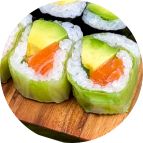 Springrolls saumon avocat