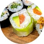 Springrolls saumon avocat