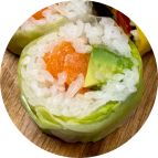 Springrolls saumon avocat