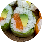 Springroll saumon avocat
