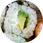 Snowrolls avocat cheese