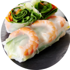 rouleau printemps crevette