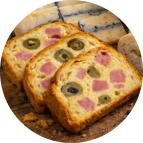 Cake jambon olives (160g)