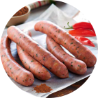 Saucisses piment d'Espelette