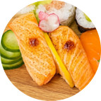 Sushis saumon mi-cuit