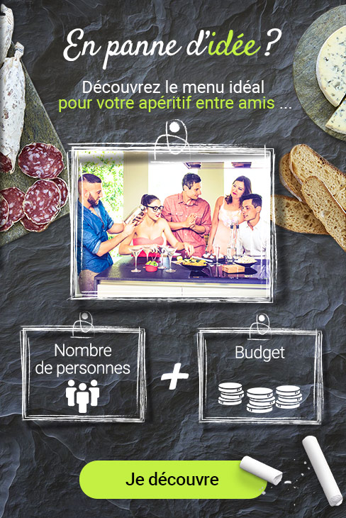 En panne d'idée ? Découvrez le menu idéal pour votre apéritif entre amiswidth=