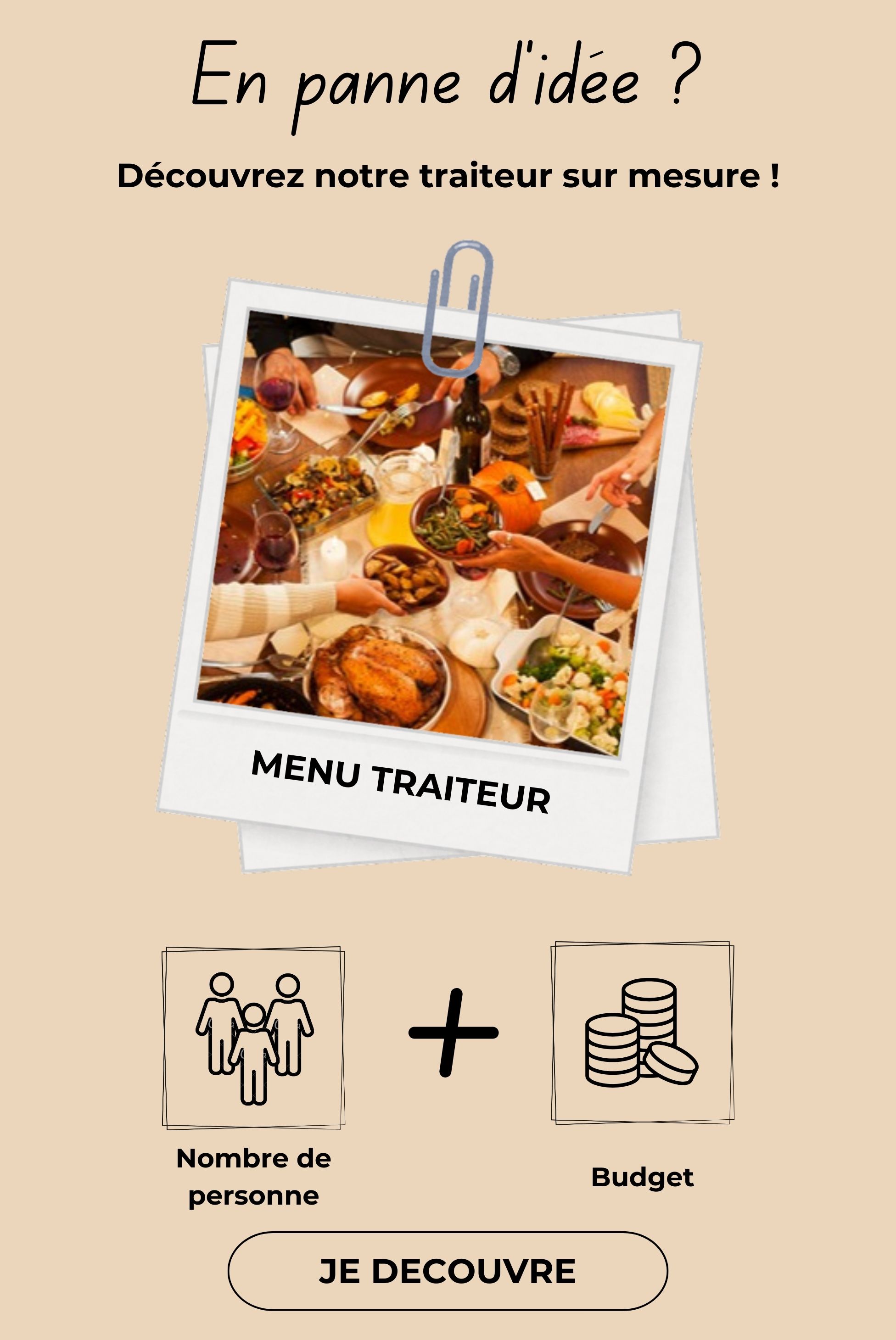 Traiteur sur mesurewidth=