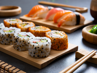 Plateaux sushis
