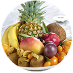 Fruits et corbeilles de fruits