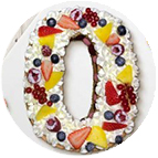 Number Cakes Framboise
